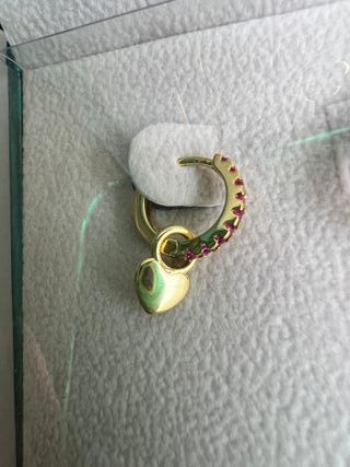 Pendientes Meme London Corazón 18K Oro