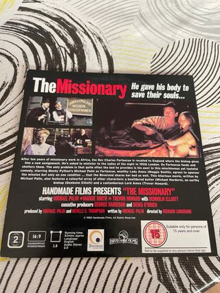 DVD The Missionary Michael Palin Maggie Smith