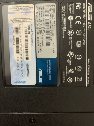 Ordenador portátil negro