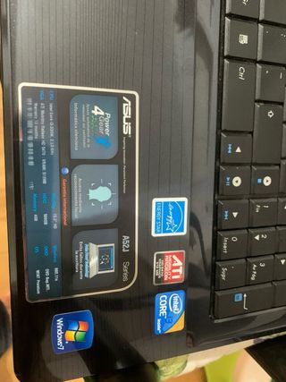 Ordenador portátil negro