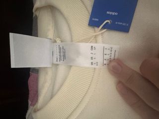 Sudadera Adidas Beige Mujer