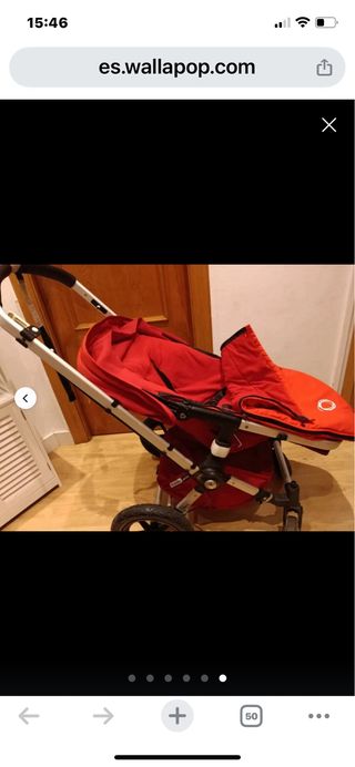Saco Bugaboo Camaleón 3 Rojo