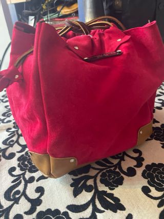 Bolso “Komebukuro” estilo japones en piel genuina.