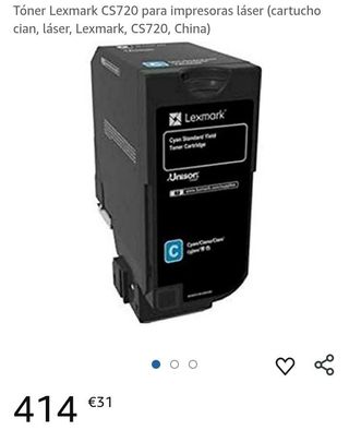 Toner Lexmark CS720 per stampanti laser