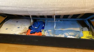 Sofá cama con arcón