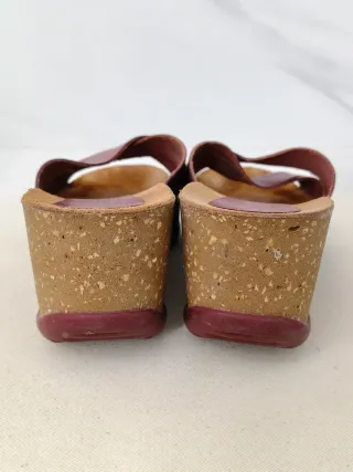 Cuñas YOKONO Piel, granate