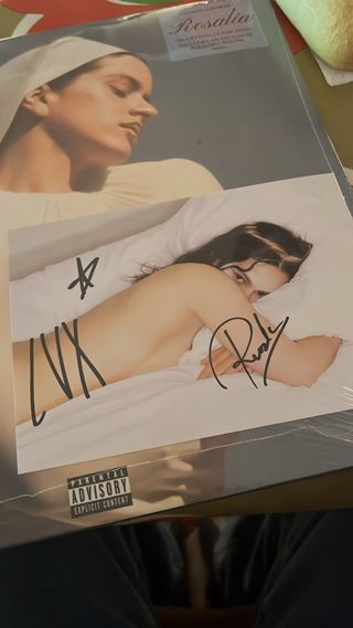 Rosalía Lux Postal Firmada