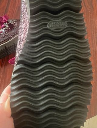 Zapatos Plaju Negros/Morados Talla 40