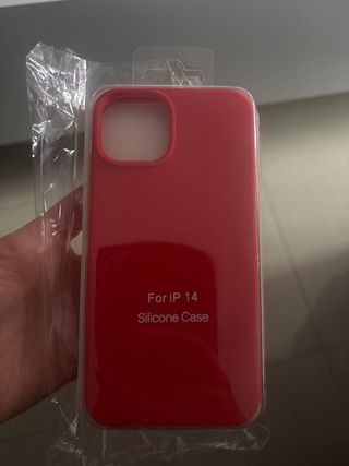 Custodia iPhone 14 Rossa in Silicone