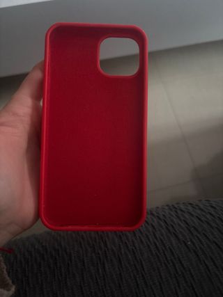 Custodia iPhone 14 Rossa in Silicone