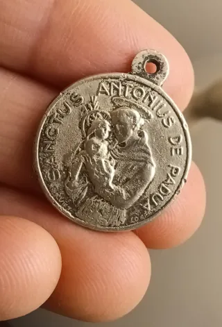 Set 8 medagliette religiose vintage