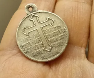 Set 8 medagliette religiose vintage