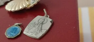 Set 8 medagliette religiose vintage