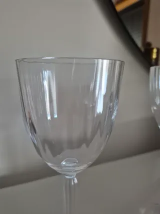 2 Copos de Cristal Transparentes