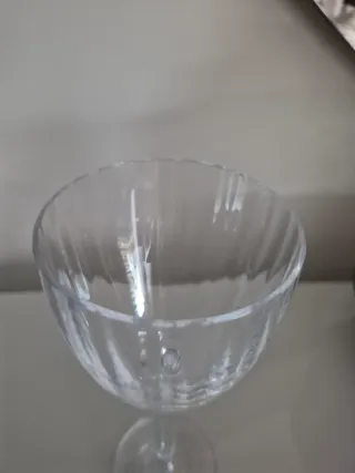 2 Copos de Cristal Transparentes