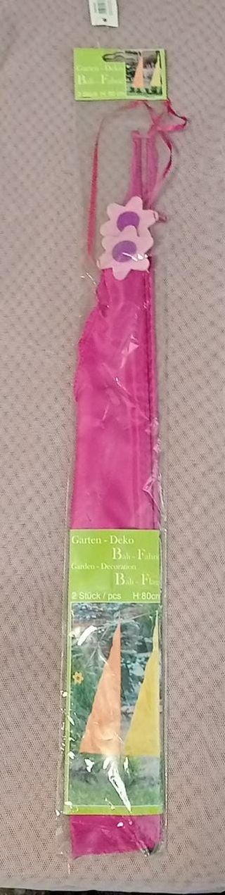 2 Banderas Bali Decoración Jardín 80cm