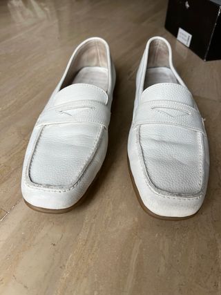 Zapatos mocasines Aerosoles Blancos Mujer