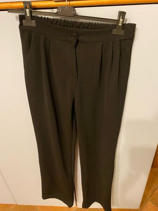 Pantaloni donna neri 95% poliestere
