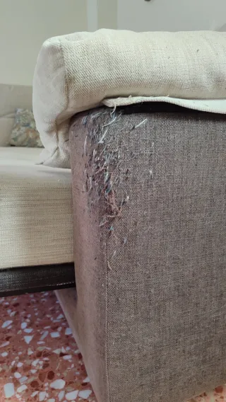 Sofá rinconera beige