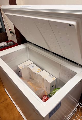 Arcón Congelador Blanco.