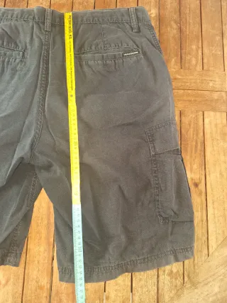 3 Pantalones cortos cargo, negro, blanco y azul