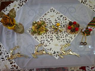 Addobbi Natalizi Oro e Rosso