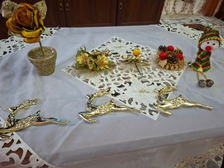 Addobbi Natalizi Oro e Rosso