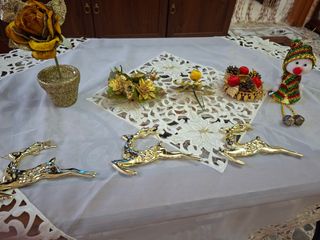 Addobbi Natalizi Oro e Rosso