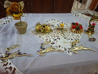 Addobbi Natalizi Oro e Rosso