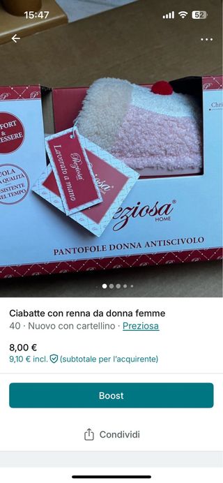 Pantofole preziosa Home donna beige/rosa