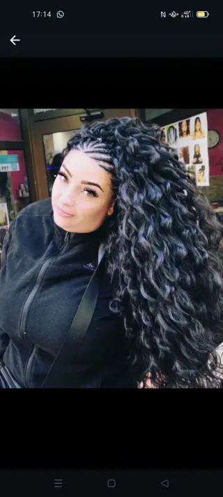 Extensiones de nudos rubias rizadas