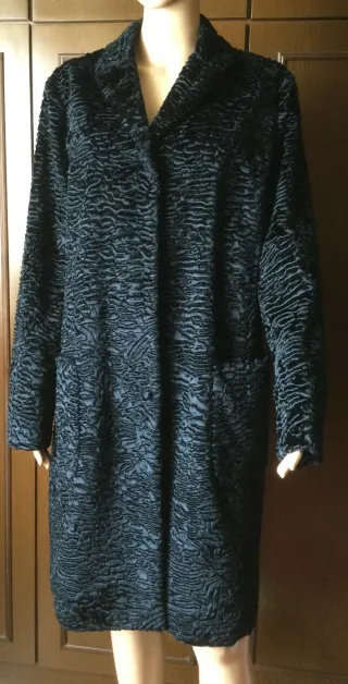 Cappotto effetto astrakan Max IT 50 DE 46 Donna