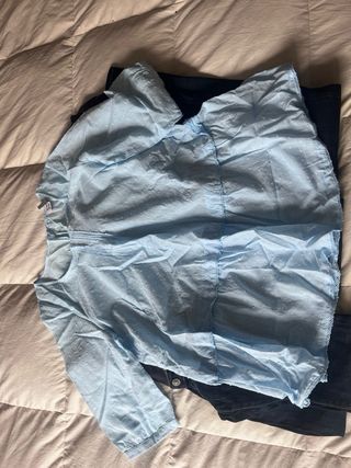 Ropa premamá: Jeans y blusa blusa mit mat y H&M