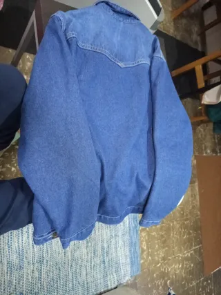 Chaqueta tejana forrada hombre. Imatacion 100%100