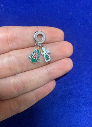 Charm Árbol Navidad Ángel pulsera Pandora collar