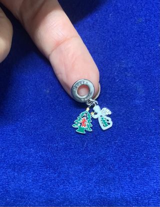 Charm Árbol Navidad Ángel pulsera Pandora collar