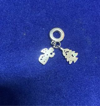 Charm Árbol Navidad Ángel pulsera Pandora collar