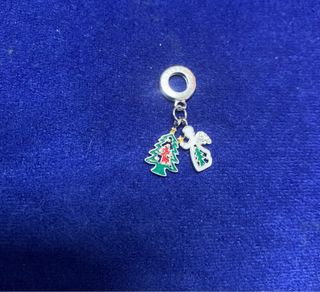 Charm Árbol Navidad Ángel pulsera Pandora collar