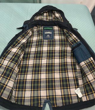 Chaquetón Negro con Gorro Talla L