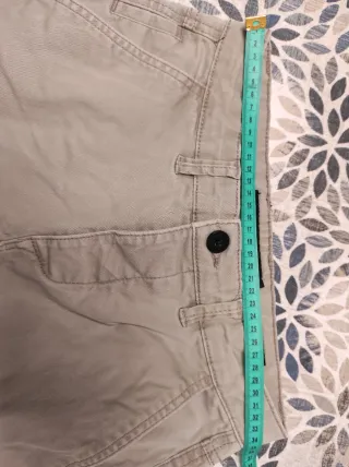 Pantaloni cargo uomo beige tg S