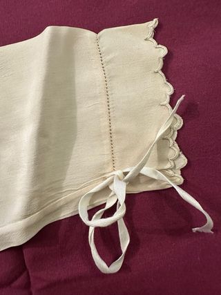 Lotto 3 camicini da neonato seta ricamati primi900