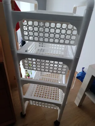 Carro de almacenaje con 3 cestas