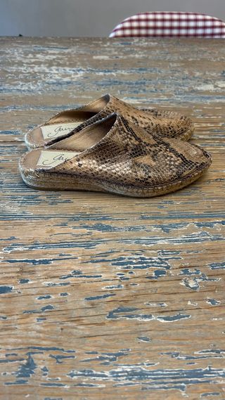 Alpargatas Gaimo Piel Serpiente