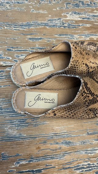 Alpargatas Gaimo Piel Serpiente