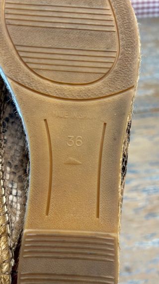 Alpargatas Gaimo Piel Serpiente