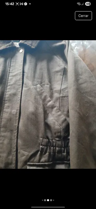 Chaquetón estilo barbour Green Coast Mujer verde