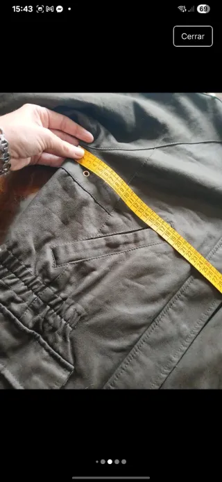 Chaquetón estilo barbour Green Coast Mujer verde