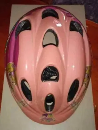 Casco infantil niña bici patinete patines