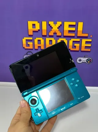 Nintendo 3DS Azzurra con scatola + Mario Kart