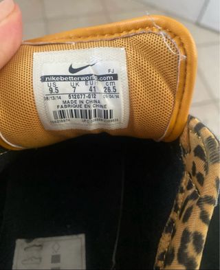 Nike con stampa leopardata